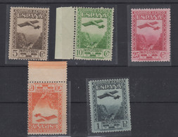 1931 Edifil 650/54** MONASTERIO DE MONTSERRAT MNH VC 143€ - Nuevos