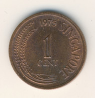 SINGAPORE 1975: 1 Cent, KM 1 - Singapour