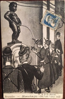 CPA De 1907, Illustration, BRUXELLES Manneken-Pis" OH! OH! VERY WELL" , N° 14 E.G Déposé, écrite - Beroemde Personen