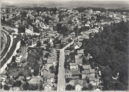 CPSM Ezanville Quartier De La Gare Vue Aérienne - Ezanville