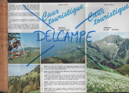 Dépliant Touristique CAUX S/ MONTREUX Suisse - Folletos Turísticos