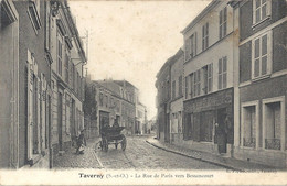 Delcampe - CPA Taverny La Rue De Paris Vers Bessancourt - Taverny