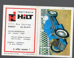 Nancy (54)   Imprimerie HILT  Calendrier 1969  Automobile  : Xxx  (PPP28054) - Petit Format : 1961-70