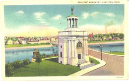 USA:Ohio, Hamilton, Soldiers Monument, Pre 1940 - Monuments