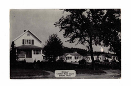 Duluth, Minnesota, USA, "Brindos' London Road Court, Duluth, Minn.", Advertising, 1952 Real Photo Postcard - Duluth