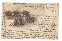 26994 -  Village Suisse Oblitération Moutier 1898 Et Montreux - Moutier