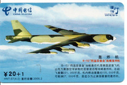 Armée Army Avion Jet  Télécarte Telefonkarte Phonecard Chine (D.588) - Esercito