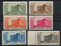 !!! SENEGAL, SERIE BASTILLE N°155/159 + PA N°12 NEUVES ** - Unused Stamps