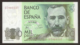 SPAIN. España. 1000 Pesetas 1979. UNC. Pick 158. - [ 4] 1975-… : Juan Carlos I