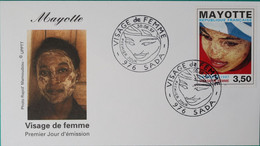 976-Mayotte - Sada 1er Jour Visage De Femme 1997 - Ohne Zuordnung
