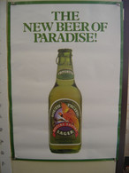 Affiche BIERE PARADISE Bier Cerveza Beer Birra Beier 啤酒 Piwo PAPOUASIE NEW GUINEA - Posters