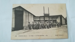 CPA ANIMEE CIRCULEE EN 1923 - SANS TIMBRE - OUDJDA -  LE CAMP - LE FOYER DU SOLDAT - Autres