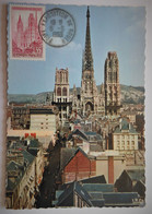 Carte Maximum ROUEN 1129 Cachet "Foire Exposition De Rouen 1959" - Otros & Sin Clasificación