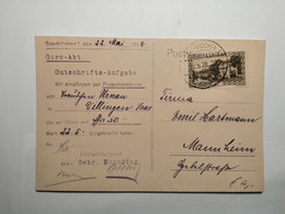 Saar  Postkarte 1928 - Cartas