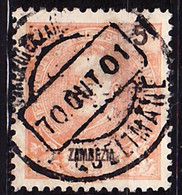 Zambezia 1898 Afinsa 15 With Interesting Real Use Cancellation From Quelimane! Used O - Sambesi (Zambezi)