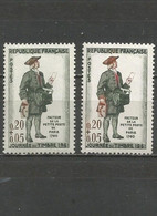 France - Facteur De La Petite Poste N°1285** Et 1285cu** "Gilet Rouge" - Nuovi