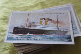 Chromo Wills Bateau Paquebot  " R.M.S Rotterdam   "  N° 22 Holland  America Line - Wills