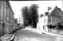 PN - 122 - INDRE ET LOIRE - LANGENNERIE - Avenue Des Ponts - Celluloïd Souple Original Unique - Plaques De Verre