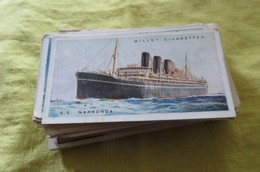 Chromo Wills Bateau Paquebot  " S.S Narkunmda   "  N° 28 P& O Peninsular Oriental - Wills