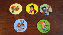 BOULE ET BILL  5 POGS OFFERT PAR SKIPPIES MILKY WAY   ROBA - Boule Et Bill