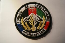 PATCH ECUSSON INSIGNE FORCES DE GENDARMERIE AFGHANISTAN AGREE DGGN - Police & Gendarmerie
