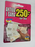 CURACAO  NAF 10,-  GUILDER BILJETS ON CARD  CARD WITH BLISTER   **5122** - Antillas (Nerlandesas)