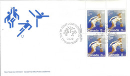 CANADA  1975 FDC B10,B11,B12 MONTREAL OLYMPICS - Covers & Documents
