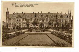 CPA Carte Postale-Belgique Ypres La Place De La Gare , Maisons Gothiques VM29736 - Ieper