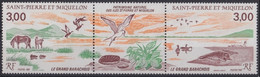 F-EX24222 SAINT PIERRE ET MIQUELLON MNH 1987 AVES BIRD OISEAUX VÖGEL. - Cygnes