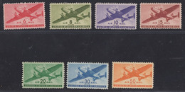 USA - 1941-44 - 6c-50c - Yv. Airmail 26-32  - MNH - 2b. 1941-1960 Nuevos