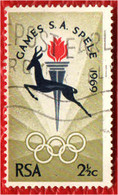 Delcampe - SUD AFRICA - 1969 - CAMPIONATI NAZIONALI DEL SUD AFRICA - USATO - Gebruikt