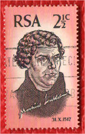 Delcampe - SUD AFRICA - 1967 - MARTIN LUTERO - USATO - Gebruikt