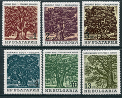 BULGARIA 1964 Old Trees MNH / ** .  Michel 1502-07 - Nuevos