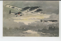 AVIATION - ILLUSTRATEUR PHILIPPE CHARBONNEAUX - N° 45 - Avion MESSERSCHMITT 110 - 1919-1938: Between Wars
