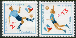 BULGARIA 1964 Levski Sports Association: Women's Volleyball European Cup   MNH / **.  Michel 1452-53 - Unused Stamps