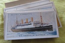 Chromo Wills Bateau Paquebot  " T.S.S Empress Of Australia   "  N° 4 Canadian Pacific Service China Japan - Wills