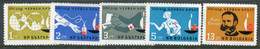 BULGARIA 1964 Red Cross Centneary MNH / **.  Michel 1421-25 - Unused Stamps