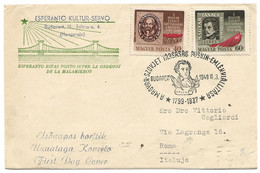 298 - 4 - Enveloppe De Hongrie Avec Oblit Spéciale Thème "Esperanto" 1949 - Esperanto