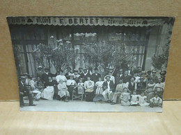 CAFE BERTET JEUX DE BOULES  Carte Photo Devanture Belle Animation - To Identify