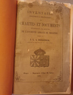 (MESEN) Inventaire Des Chartes Et Documents De L’ancienne Abbaye De Messines. - Mesen