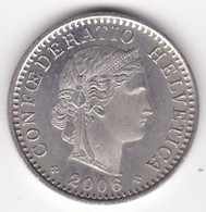 Suisse 20 Rappen 2006 B , En Cupronickel - 20 Rappen