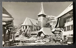 Frutigen Dorfpartie Mit Kirche Im Winter - BE Berne