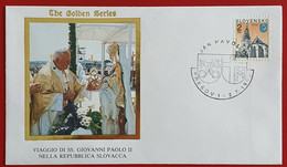 SLOVENSKO SLOVAKIA 1995 PRESOV JAN PAVOL II POPE JOHN PAUL II VISIT - Storia Postale