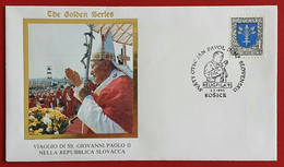 SLOVENSKO SLOVAKIA 1995 KOSICE JAN PAVOL II POPE JOHN PAUL II VISIT - Storia Postale