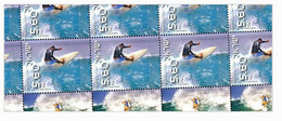 ISRAEL 2009 FULL SHEETS EXTREME SPORTS SKYDIVING MOTOR BIKE SURFING 13738-D - Other & Unclassified