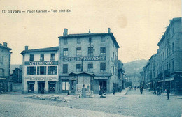 Givors * Place Carnot , Vue Côté Est * Hôtel De Provence * Commerce Magasin De Vêtements - Givors