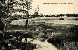 Salbris * Un Coin Du Village Et Les Bords De La Sauldre * Pêche à La Ligne Pêcheurs - Salbris