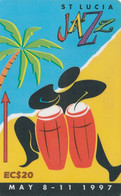 SANTA LUCIA. Jazz 97. 1997. 40000 Ex. STL-147E (0). 147CSLE (0). (005). - St. Lucia