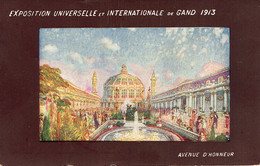 Exposition Universelle Et Internationale De Gand 1913  Gent Avenue D'honneur - Gent