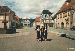 / CPSM FRANCE 67 "Chatenois, Place De La Mairie " - Chatenois